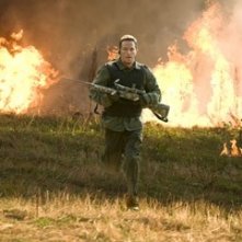 Mark Wahlberg in una scena di Shooter, da lui interpretato