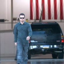 Mark Wahlberg in una scena di Shooter