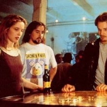 Richard Linklater, Julie Delpy ed Ethan Hawke sul set del film 'Prima dell'alba'