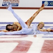 gli atletici Will Ferrell e Jon Heder in una scena di Blades of Glory