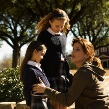 Shyann McClure, Courtney Burness e Sandra Bullock  in una scena del film Premonition