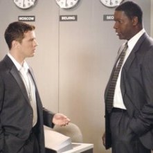 Ryan Phillipe e Dennis Haysbert in una scena di Breach - L'infiltrato
