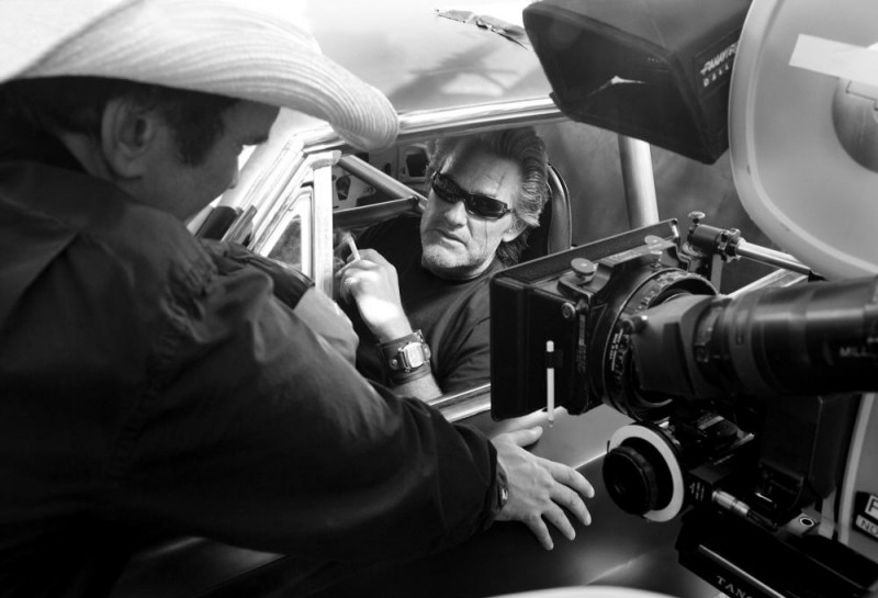 Kurt Russell Sul Set Del Film Death Proof Episodio Del Double Feature Grind House 40031