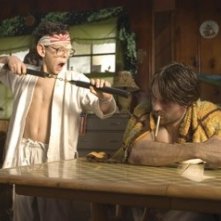 Martin Henderson e Zach Cumer in una scena del film Smokin' Aces