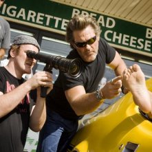 Quentin Tarantino E Kurt Russell Sul Set Del Film Death Proof Episodio Del Double Feature Grind House 40030