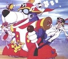 Un'immagine della serie 'Yattaman'