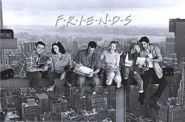 Un'immagine promozionale della serie Friends con i protagonisti