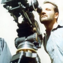 Il regista Vittorio Moroni sul set del film Le ferie di Licu