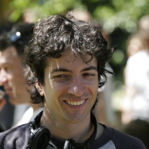 Davide Marengo sul set di Notturno Bus