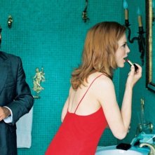 Isabelle Carré si trucca davanti a José Garcia in Hotel a cinque stelle