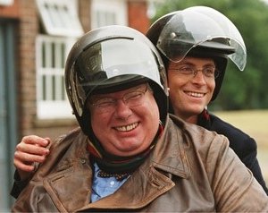 Richard Griffiths e Stephen Campbell Moore in una scenadel film The History Boys