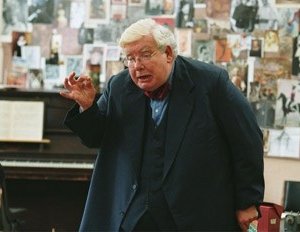 Richard Griffiths in una scenadel film The History Boys