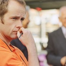 Billy Boyd in una scena del film The Flying Scotsman