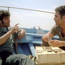 Raoul Bova e Giovanni Martorana in una scena del film Io, l'Altro