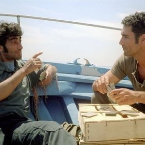 Raoul Bova e Giovanni Martorana in una scena del film Io, l'Altro