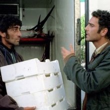 Raoul Bova e Giovanni Martorana in una scena del film Io, l'Altro