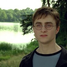 Daniel Radcliffe in una scena del film Harry Potter e l'Ordine della Fenice
