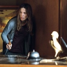 Kate Beckinsale in una scena di tensione del film Vacancy