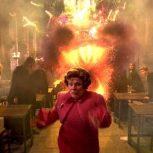 Imelda Staunton in una scena di Harry Potter e l'Ordine della Fenice