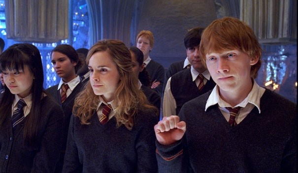 Rupert Grint Ed Emma Watson In Una Scena Del Film Harry Potter E L Ordine Della Fenice 40837