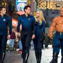 Chris Evans Ioan Gruffudd Jessica Alba E Michael Chiklis Ne I Fantastici 4 E Silver Surfer 41233