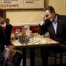 Robin Williams e Christopher Walken  in una scena de L'uomo dell'anno