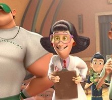 Una scena del film I Robinson - Una famiglia spaziale