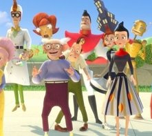 Una scena del film I Robinson - Una famiglia spaziale