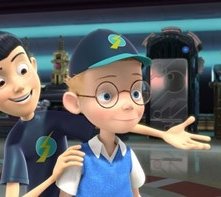 Una scena del film I Robinson - Una famiglia spaziale