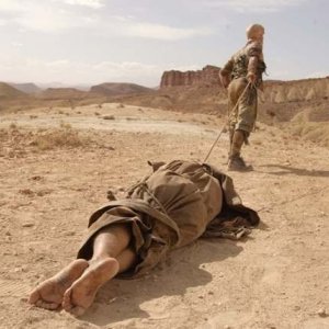 Una scena di The Hills Have Eyes II