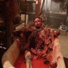 Una scena splatter di The Hills Have Eyes II