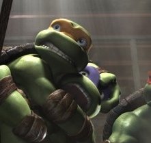 Una scena di TMNT (2007)