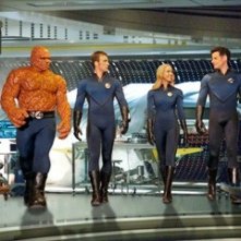 Chris Evans Ioan Gruffudd Jessica Alba E Michael Chiklis Ne I Fantastici 4 E Silver Surfer 41288