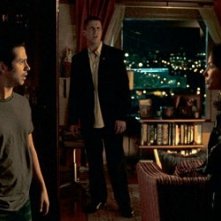 Eva Longoria, Christian Bale e Freddy Rodriguez in una scena del film Harsh Times - I giorni dell'odio