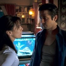 Eva Longoria e Freddy Rodriguez in una scena di Harsh Times - I giorni dell'odio