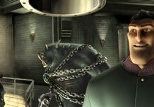 Una scena di TMNT, film d'animazione ispirato alla serie delle tartarughe ninja