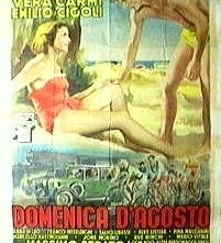 La locandina di Domenica d'agosto