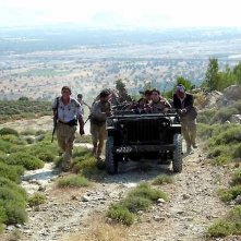 Una scena del film O Jerusalem