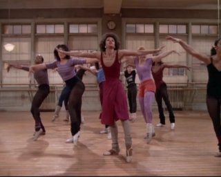Debbie Allen in una scena del telefilm 'Saranno Famosi'