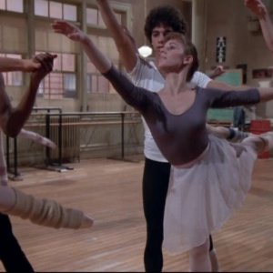 Una scena del telefilm 'Saranno Famosi'