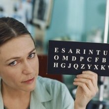 Marie-Joseé Croze in una scena del film Le scaphandre et le papillon