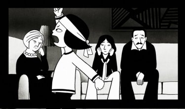 Un'immagine del film 'Persepolis' tratto dalla graphic novel di Marjane Satrapi