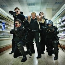 Una scena di Hot Fuzz