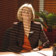 l'attrice Solvi Stubing in una scena de Il punto rosso