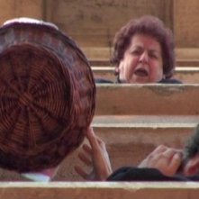 Una scena del film Il punto rosso