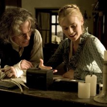 Ed Harris con Diane Kruger in Copying Beethoven