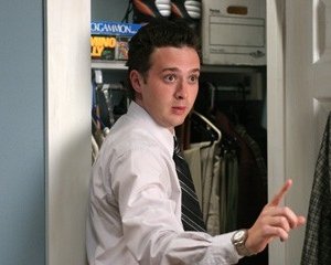 Pooch Hall, Eddie Kaye Thomas e Chris Pine in una scena del film Appuntamento al buio