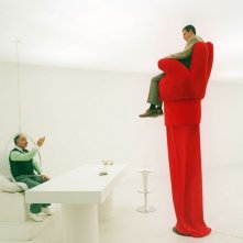 Giampiero Ingrassia in una scena di Terapia Roosevelt di Vittorio Muscia