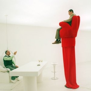 Giampiero Ingrassia in una scena di Terapia Roosevelt di Vittorio Muscia