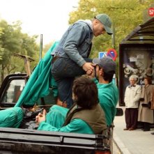 Kuno Becker in una scena del sequel di Goal!, Living the Dream